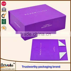 2016 Customize Paper Magnetic Closure Flat Folding Gift Box Quality Choice thumbnail-6