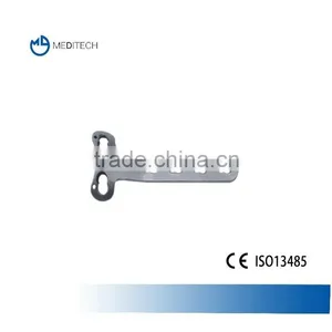Pure Titanium Orthopedic T-shaped Tibial Medial Locking Plate Instruments thumbnail-1
