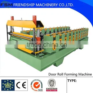 Metal Door Sheet Roll Forming Machine With 10 Forming Rollers thumbnail-1