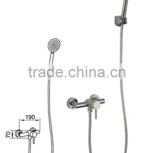 SUZAN(1106)High Quality Modern Environmental Protection High Quality Lead Free Sus304 Stainless Steel Single Function Shower Set thumbnail-1