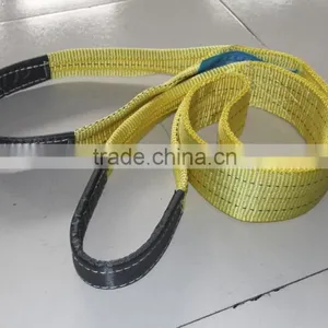 3t Polyester Flat Webbing Sling/lifting Sling/lifting Sling With Master Link thumbnail-1