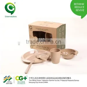 BPA Free Eco-friendly Children Tableware thumbnail-1