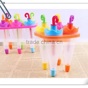 Popular Umbrella Shape Food Grade Plastic Ice Cream Tool Ic001 thumbnail-3