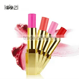 Wholesale Best Selling Fahsion Design Golden Tube Cosmetics Naked Natural Long Lasting Rose Red Lipstick thumbnail-1