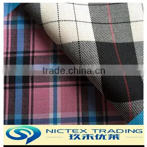 45% Wool 55% Polyester Checked Fabric for School Uniform thumbnail-1
