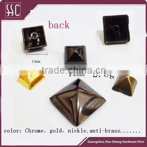 Anti-brass Handbag Hardware Accrssary Bag Metal Tower Rivet thumbnail-1