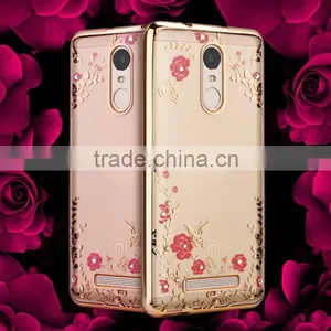 2016 Newest Mobile Phone Cover Case Electroplate Printig Flower Tpu for XiaoMi Note3 thumbnail-2