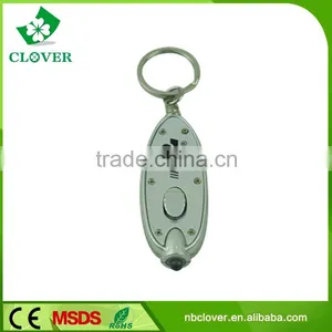 On/off Button Switch 1 Led Plastic Led Flashlight Keychain thumbnail-1