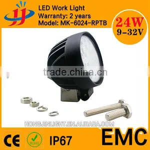 Wholesale Tractor Machine Square Offroad Oval 12 Volt LED Work Light 24w thumbnail-2