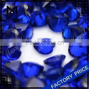 Wholesale Heart Cut Blue Sapphire Synthetic 112# Blue Spinel thumbnail-5