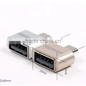 Original Remax USB 2.0 Micro USB OTG Adapter For Samsung Huawei HTC LG Lenovo Xiaomi Android Tablet thumbnail-5