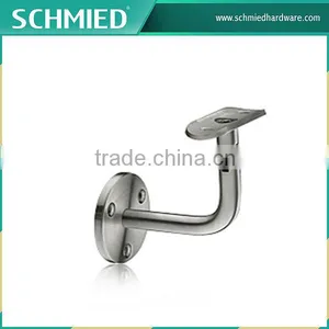 China Railing Accesoires Cheap Price Outdoor Stair Rail Stainless Steel Handrail Bracket Wall Mounted for Tube 42.4mm thumbnail-2
