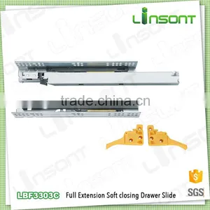 Best Price Full Extension Undermount Soft Close Concealed Slides Furniture Cabinet Drawer Slides thumbnail-1
