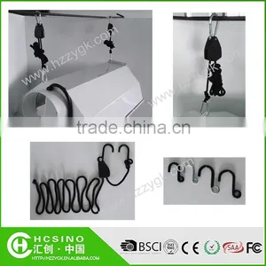 150 Lbs,300lbs, 1/4",1/8" Hydroponics Reflector Hanger Adjustable Rope Ratchet Plant Light Hangers thumbnail-6