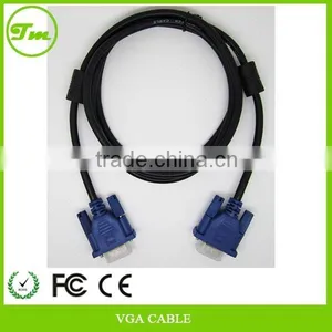 15FT 15 PIN BLUE M/M Male To Male SVGA VGA Cable CORD FOR PC TV thumbnail-1
