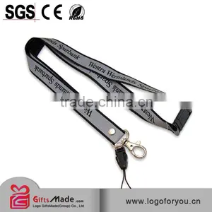 Factory Wholesale Custom Woven Round Cord Lanyard thumbnail-3