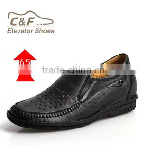 Height Increasing Style Genuine Leather Men Shoes Casual thumbnail-1