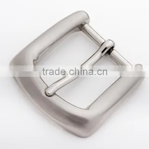 Wholesale Zinc Alloy Pin Brushed Silver Small Belt Buckles thumbnail-3