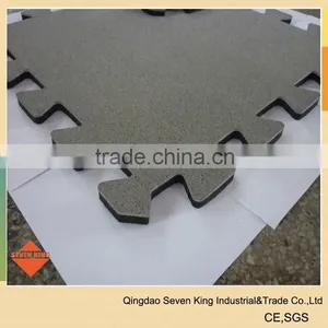 Best Quality Sound Insulation Rubber Flooring for Fitness Room 1mx1mx15mm Rubber Flooring for Gym thumbnail-4