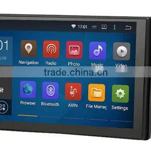 7 Inch High Quality Double Din FR FL RR RL Sub Woofer Audio Car Gps Dvd Player for Universal thumbnail-2