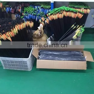 New Archery Aluminum Arrow Shafts Arrows With Plastic Vanes For Compound Bow thumbnail-6