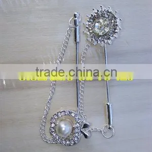 Hijab Pins- Scarf Pins Abaya -Nakab Pins-Islamic Pins-stone Dress Pins thumbnail-3