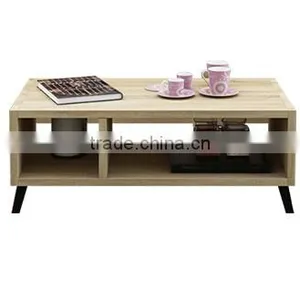 Modern Design Wooden Teapoy Livingroom Wood Center Table thumbnail-1