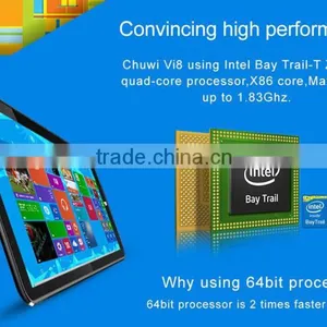 Original 8.0 Inch CHUWI VI8 Dual OS Tablet WIN 8.1 & Android 4.4 64bit Quad Core 1.8Ghz 2+32GB 2.0+0.3MP 1280x800px 5000mAh thumbnail-2