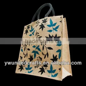 Jute Bag With Full Color Shopping Bag Fashion Design thumbnail-1