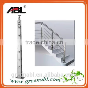 ABL SS304 Stainless Steel Adjustable Handrail Connector Handrails for Steps in High Standard Quality thumbnail-1
