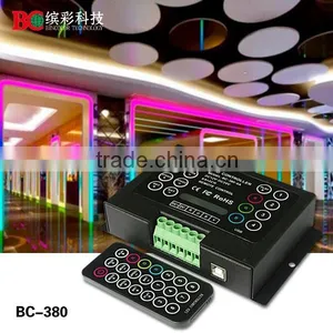 DC12V-DC24V Led Strip RGB Controller Led Controller RGB IR Remote Control thumbnail-1