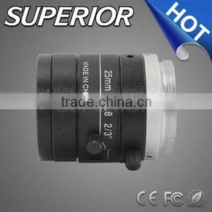 F1.8 Machine Vision Technology 2015 Best Selling Camera Lens Focal Length 25mm HD5MP Manual Iris Cctv Lens thumbnail-1