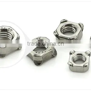 Stainless Steel DIN929 DIN928 Hex Weld Nuts/ Square Weld Nut thumbnail-3