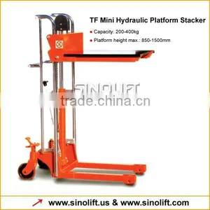 TF Mini Hydraulic Platform Stacker With CE Certificate thumbnail-1