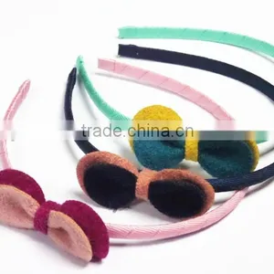 Ribbon Bow Hair Band With Hair Clip Set Hair Bands for Kids and Decorative Hairclip thumbnail-1