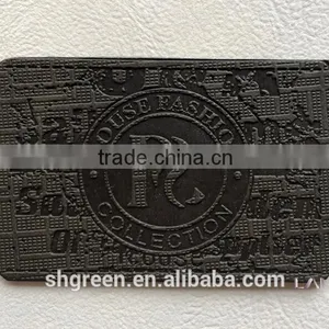Men's Garment Black Leather Patch Manufacturer thumbnail-6