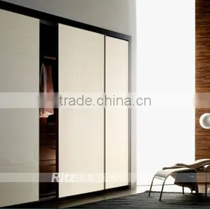 Wooden Almirah Designs, 3 Doors Mdf Almirah, Wood Closet Wardrobe thumbnail-3