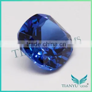 Free Sample Wholesale 12x12mm #112 Synthetic Spinel Blue Gems And Stones thumbnail-3