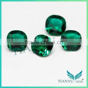Wholesale Blue Emerald Stone Bulk Gemstone /rough Cut Synthetic Raw Emerald Stone for Sale thumbnail-4