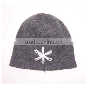 Woven Cotton Ball Knitted Cap,kids Winter Cap thumbnail-1