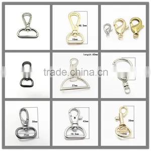 16mm Gold Plating Metal Key Chain Snap Hook thumbnail-6