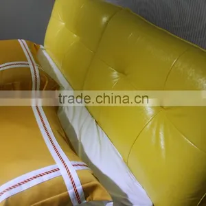 Modern Design King Size Wooden Leather Bed thumbnail-3