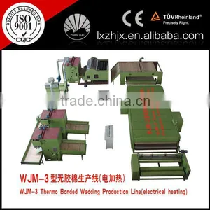 Thermo Bonded Wadding Production Line, Glue Free Wadding Machine, Wadding Plant thumbnail-3
