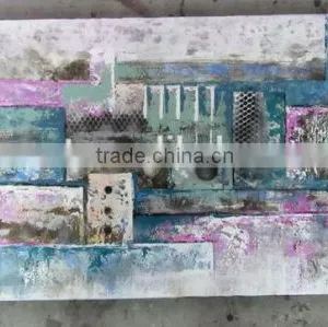 Abstract Art Handmade Oil Painting thumbnail-3