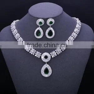Wholesale Bridal Jewelry Set,shinning White Stone Jewelry Set,christmas Gifts thumbnail-4