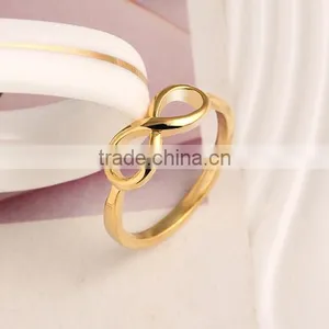 Alloy Plated Girl's Lovely Jewelry Bowknot Rings Gold thumbnail-3