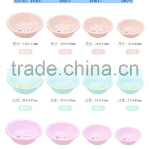 Red pp Multifunctional Portable Round Plastic Basin Wholesale thumbnail-6