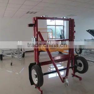 4 x 8ft Folding Red Utility Trailers With Powder Coated thumbnail-1