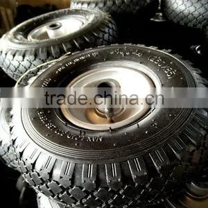 10" Inflatable Pneumatic Wheels for Hand Trucks 3.00-4 thumbnail-1