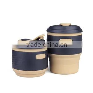 Colorful Soft Non-toxic Collapsible Silicone Mugs for Sublimation thumbnail-6